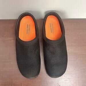 Merrell Encore Breeze Black Mesh Women's Slip-on Clogs Sz 8